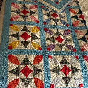 Vintage hand stitched quilt